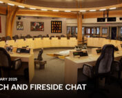 lunch and fireside chat